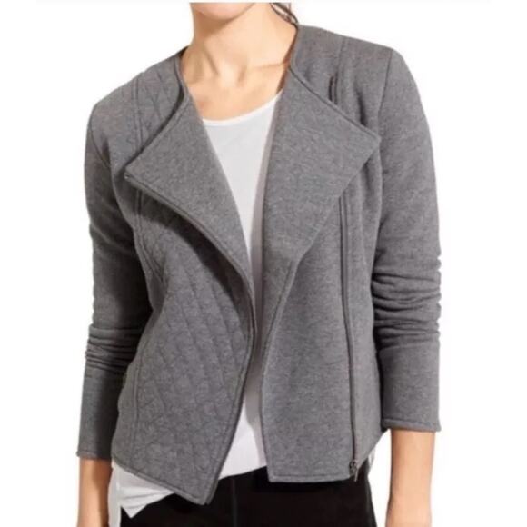 Athleta Gray Quilted Jacket - Picture 2 of 9